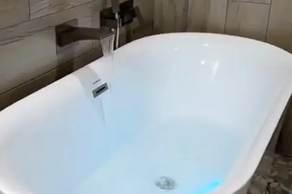 Bathroom plumbing rough-in with shower and tub fixtures for The Antelope Hills area in Antelope Hills Area, Prescott, AZ