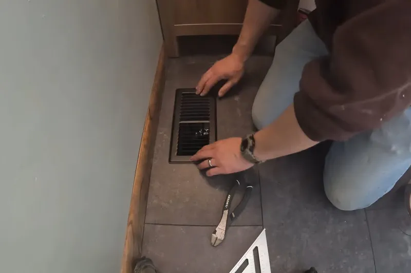 Bathroom plumbing rough-in with shower and tub fixtures for Florentine Road Area