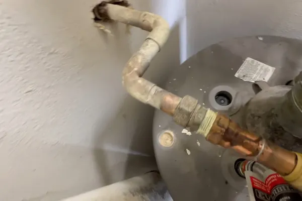 Corroded water heater anode rod removed for inspection for A corroded anode rod in Prescott Valley, AZ