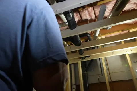 Crawl space plumbing pipe and drain connection for Hard freeze plumbing checklist