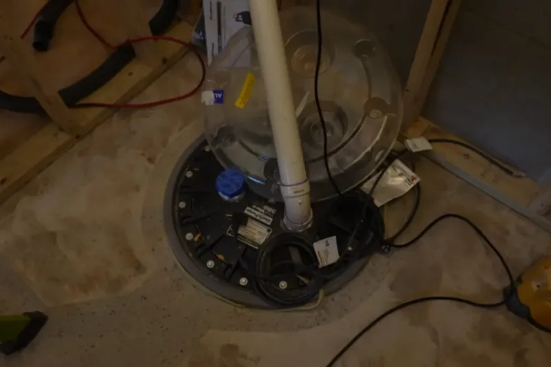 Crawl space plumbing pipe and drain connection for PEX versus copper