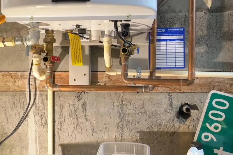 Tankless water heater with gas and water connections for Tankless gas and venting in Prescott Valley, AZ
