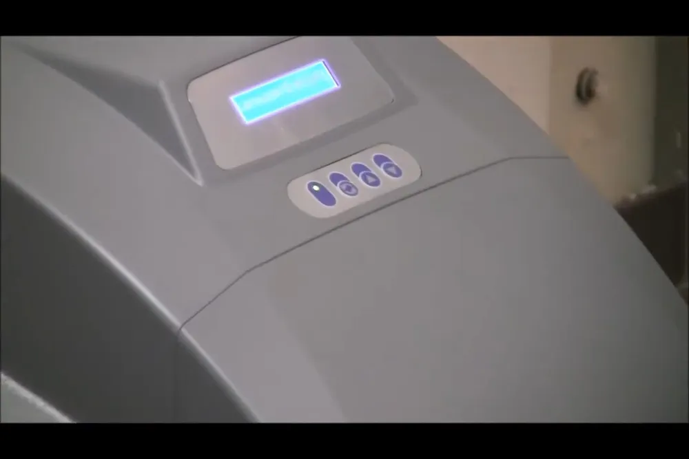 Water softener control valve and settings screen for Plumber in Sedona, AZ in Sedona, AZ